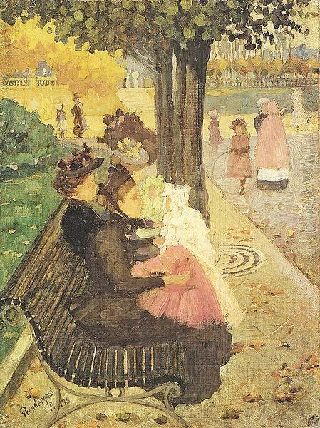 Maurice Prendergast The Tuileries Gardens